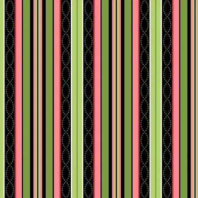 Sweet Pea From Maywood Studio - Flannel - Black Pink Stripe #F8126-J • $12.95