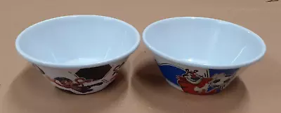 2 X Kelloggs Plastic Cereal Bowls Frosties & Coco Pops Football Themed Bowl • £7.50