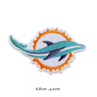 American Football NFL Miami Dolphins Super Bowl Embroidered Iron On Patch • $3.11