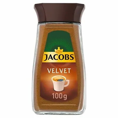 3x JACOBS KAWA ROZPUSZCZALNA VELVET 100G - INSTANT COFFEE VELVET X3 Pcs • £23.95