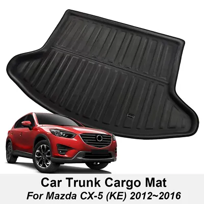 Rear Trunk Cargo Liner Boot Floor Mat Tray Carpet For Mazda Cx-5 Cx5 2012-2016 • $53.22