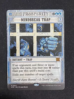 Mindbreak Trap - Outlaws Of Thunder Junction Breaking News (MTG) • $23.37