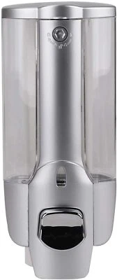 £9.99 • Buy Wall-mounted 350ML Dispenser Hands Sanitizer Soap Dispenser: SILVER/CLEAR