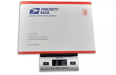 50lb Digital Postal Scale Packages Electronic Postage Mail Parcel Weight Scale • $29.12