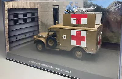 James Bond Dodge M-43 Ambulance Laser Gun Goldfinger #127 Magzine 1:43 Scale • $50