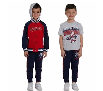 Spider-Man Disney Marvel Boy's 3 Piece Jacket Set • $18.78