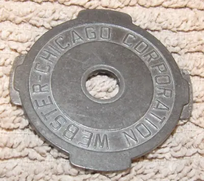 Vintage Webster Chicago Corportation 45 RPM 7-Inch Metal Insert Record Adapter • $6.49