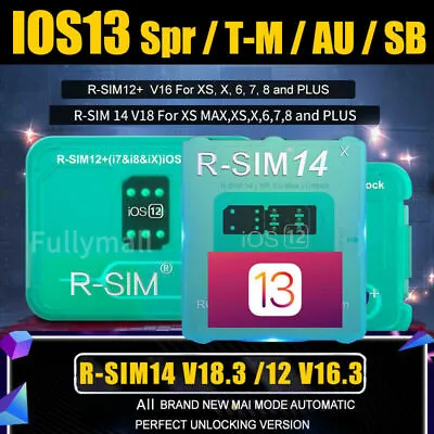 R-SIM14 V18 RSIM Nano Unlock Card For IPhone 11 XS MAX XR XS X 8 7 6 Plus IOS13 • $9.98