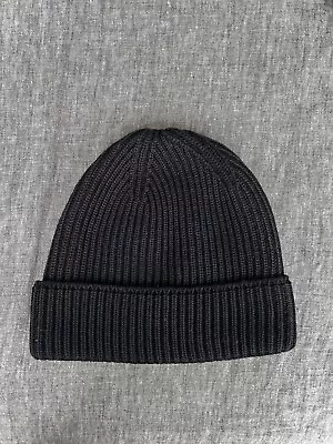 S.N.S. Herning Merino Wool Beanie Navy  • $44.99