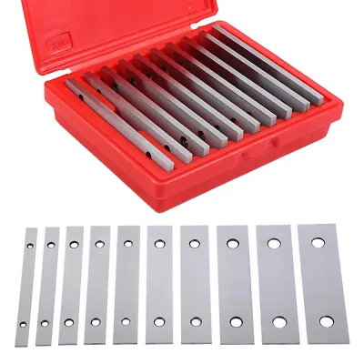 Machinist Precision Parallel Bar Set -10 Pair 1/8  X 6  Combo Set W/ Storage Box • $35.09