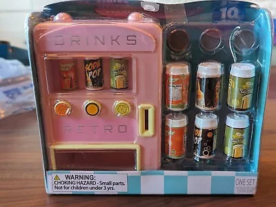 Teeny Tinies Working Drink Vending Machine Doll Miniature Food Mini Playset New • $24.99