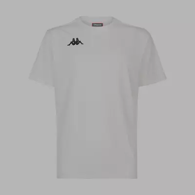 Kappa Brizzo 100% Cotton T.Shirt - White - Large Adult • £5.99