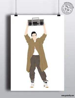 LLOYD DOBBLER - Say Anything - 80's Icon Characters Poster Minimal Print Art • £4.50