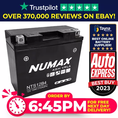 Numax Numax YT12B4 Yamaha YZFR1 YZF 1000 R1 Motorbike Battery • £40.70