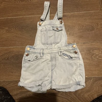 £2.20 • Buy Girls Short Dungarees Age 8-9 Yrs 