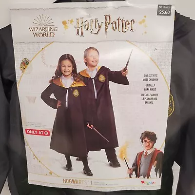 NEW Halloween Kids' Harry Potter Hogwarts Robe Costume One Size Fits Most • $17.49