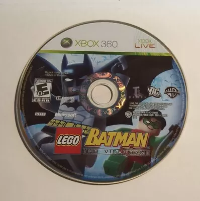 LEGO Batman The Videogame Microsoft Xbox 360 Disc Only • $8.15