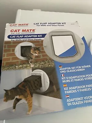 £14.25 • Buy Cat Flap Adapter Kit For Walls And Glass Panels Pet Mate Dog Entry Exit Fitting