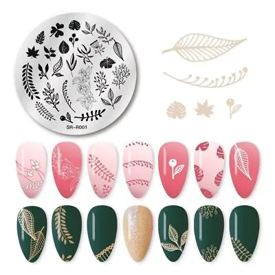Nail Art Stamping Plates - Image Plate Nail Stencil Manicure Accessories 1pc Set • $11.16