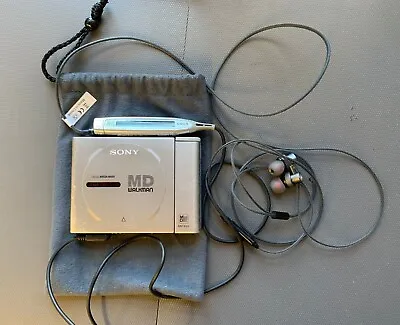 £85 • Buy SONY MD Walkman Mini Disc Player MZ-E25 Plus Discs And Case
