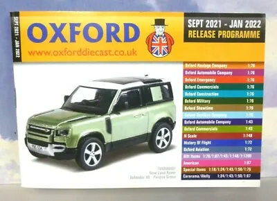 £1.95 • Buy Oxford Diecast 48 Page Pocket Catalogue September 2021 To January 2022 Releases