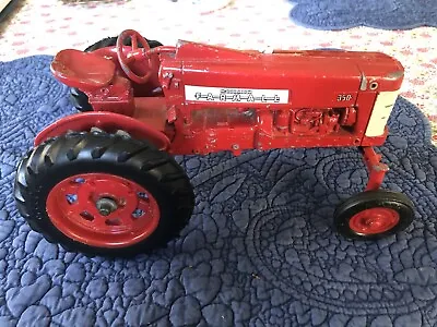 Vintage ERTL McCormick Farmall 350 Diecast Wide Front Red Tractor • $15