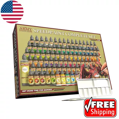 Speedpaint Complete Miniature Paint Kit Set W/ Mixing Balls ‎Rust Resistant New • $333.25