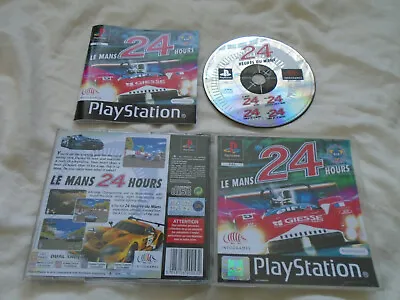 Le Mans 24 Hour PS1 (COMPLETE) Car Driving Racing Sony PlayStation Black Label • £6.95