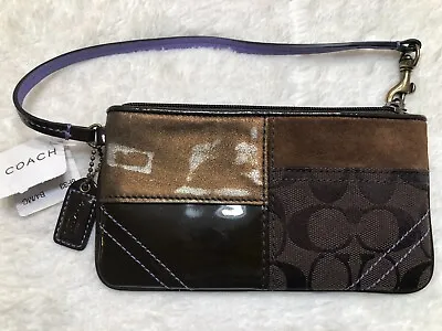 Coach Wristlet Clutch Purse NEW WITH TAGS With Key Chain Tag No Duster Bag • $84.30