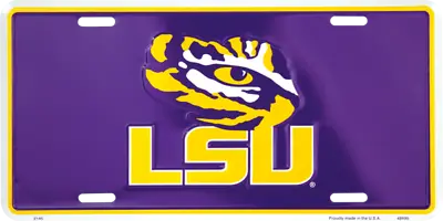 Lsu Tigers Car Truck Tag License Plate 12 X6  Sign Louisiana State University • $10.97