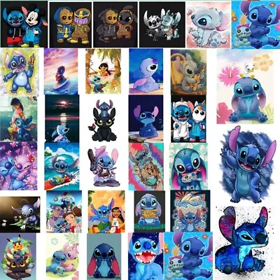 $14.18 • Buy 5D Full Cartoon Stitch Diamond Painting Kits Cross Stitch Embroidery Craft Decor