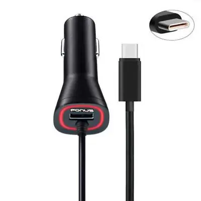 TYPE-C CAR CHARGER 3.4A DC SOCKET POWER ADAPTER FAST USB PORT For USB-C DEVICES • $28.49