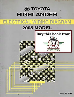 2005 Toyota Highlander Shop Service Repair Electrical Wiring Diagram Manual • $75.95