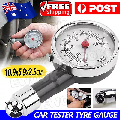 Tire Pressure Guage Car Bike Truck Car Tester Tyre Gauge Auto Dial NEW AU • $9.85