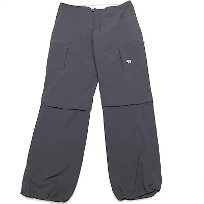 Mountain Hardwear Women's Black Convertible Hiking Pants Size 8 • $19.99