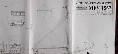 Model Boat Plan MFV 1567 • $8.83