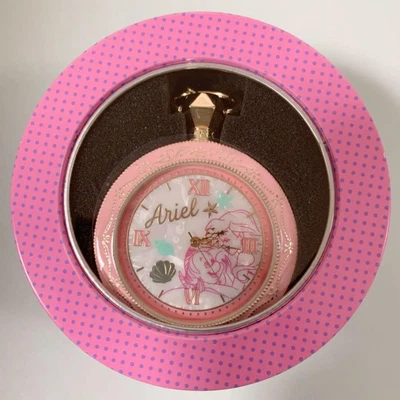 $57 • Buy RARE Disney The Little Mermaid Ariel Premium Pocket Watch Exclusive To JAPAN New