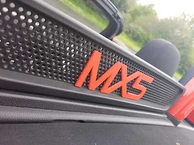 Mazda MX5 Wind Deflector Name Badge Logo Mod 3D Printed Gift - Scuderia GP • £9