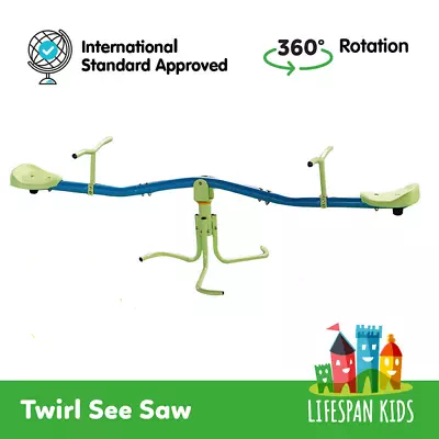 Lifespan Kids NEW Twirl See Saw Spins 360 Degrees Playground Outdoor Fun Toys • $99.09