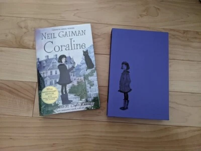 $325 • Buy Signed! CORALINE  - Neil Gaiman, Chris Riddell 10th ANNIVERSARY SLIPCASED HC