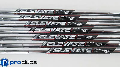 New True Temper Elevate Tour Vss Pro Regular Flex Steel Iron Shafts 4-pw .355 • $143.99