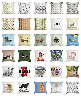 Dog Throw Pillow Cases Cushion Covers By Ambesonne Home Accent Decor 8 Sizes • $29.99