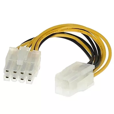 5Pcs ATX 4 Pin Male To 8 Pin Female EPS Power Cable Adapter CPU Power ConnecBP_ • £6.01