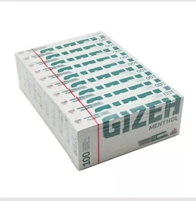 GIZEH Make Your Own  FILTER TUBES MENTHOL  1000 Tubes • £15.99