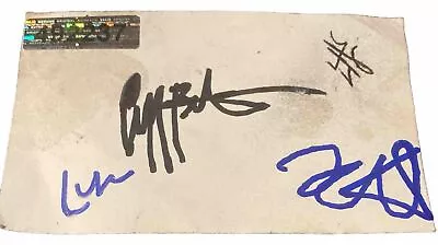 Metallica Autographs Early 80’s  With Coa • $750