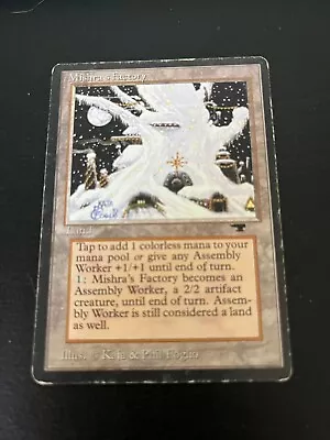 Mtg Mishra's Factory (winter) Played Antiquities Aq Vintage - Magic • $318.60