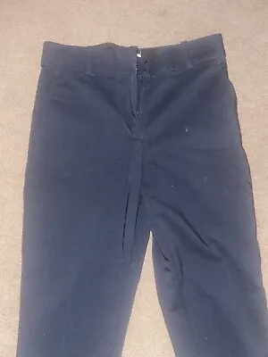 H&M Navy Crop Trouser Size 6 • £18