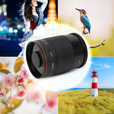 $222.77 • Buy For Sony A6400/A6300/A6100/A6000 500mm F8 Telephoto Mirror Lens With 3 Filters