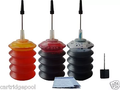 Refill Ink For Canon CL-41 MP170 MP180 MP190 MP210 MP450 MP460 MP470 3X30ML CMY • $11.22