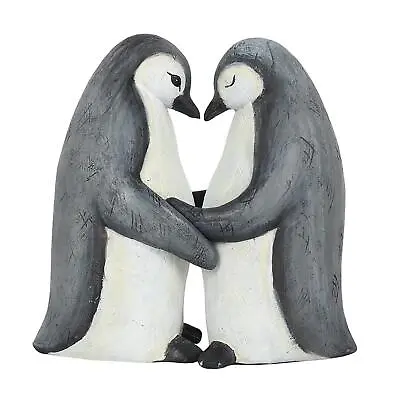 Penguin Partners For Life Special Couple Figurine Ornament Home Wedding Gift • £12.20